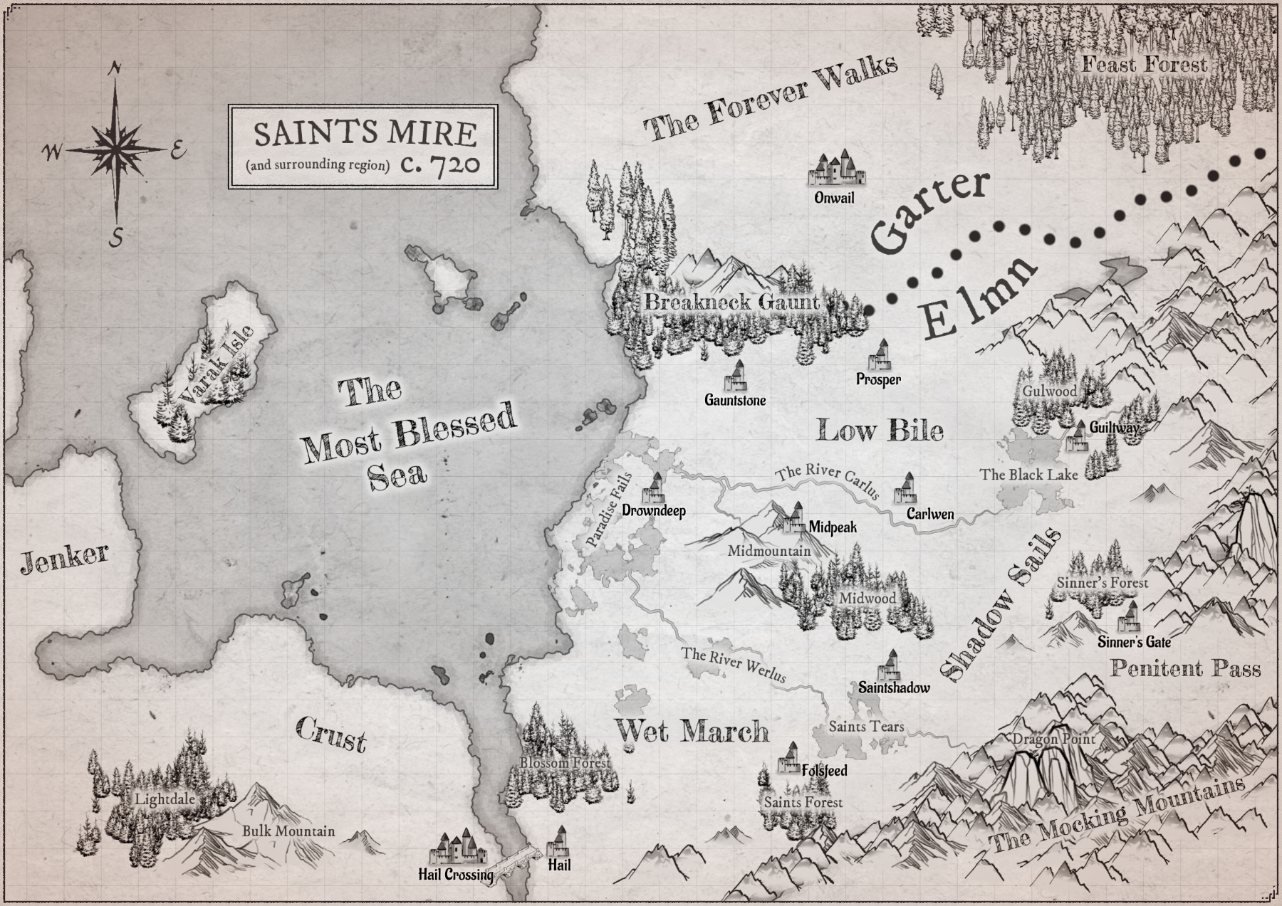 dark military fantasy map